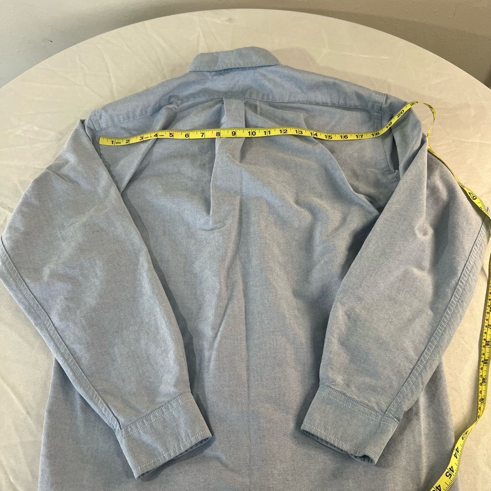 Ralph Lauren Jeans Co Shirt Mens Small Blue Button Down Oxford Pony Logo Casual - Picture 9 of 9